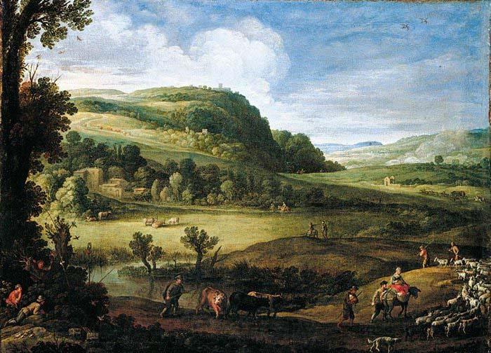 Paul Bril An Extensive Landscape Germany oil painting art